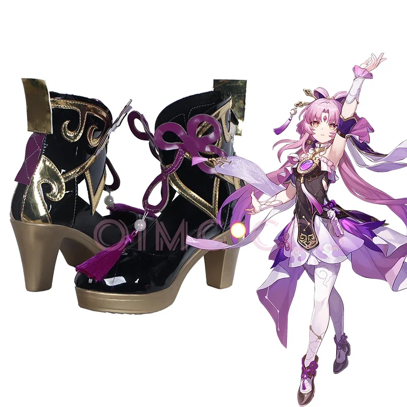 Обувь для косплея Honkai Star Rail Fu Xuan аниме в китайском стиле Хэллоуин мужчин
