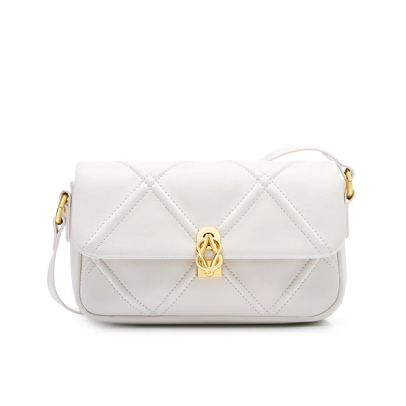 

2023 New Luxury Women's Shoulder Bags Fashion Design Lady Messenger Bag Casual Split Leather Crossbody Bag Girl Underarm Bags