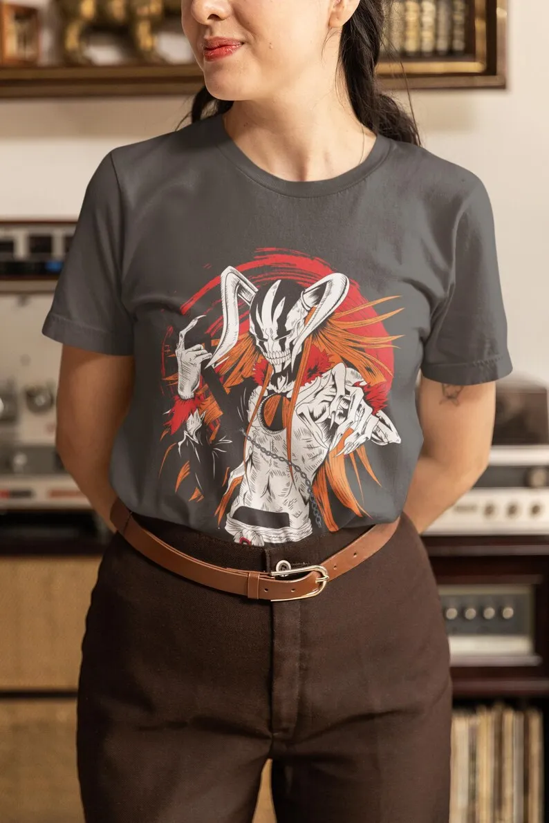 Футболка унисекс Dark Soul Reaper-японское аниме Graphic одежда вдохновленная мангой