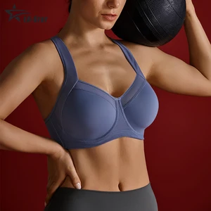 Спортивный бюстгальтер для женщин, укороченный топ для фитнеса и спортивного зала, с высокой ударной завязкой на косточках, с поддержкой сетки, уличная одежда
