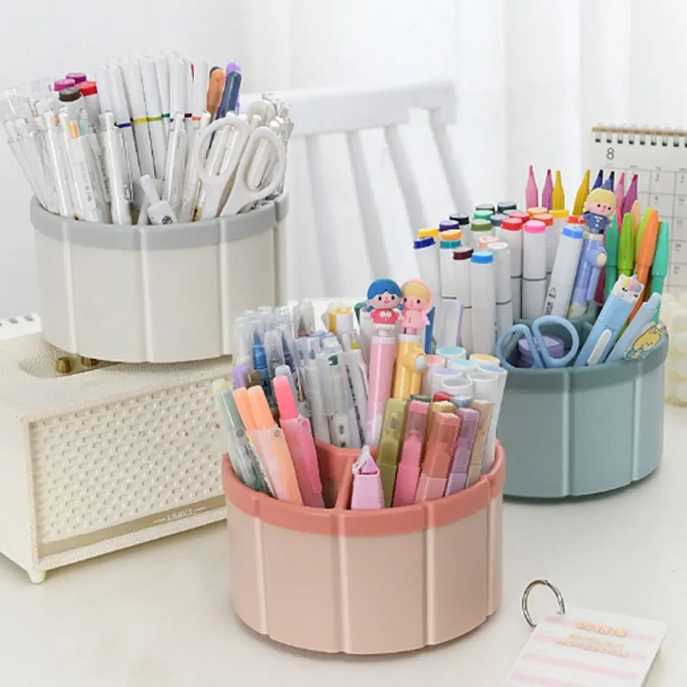 Storage Box Rotatable Rotary Round Pen Holder