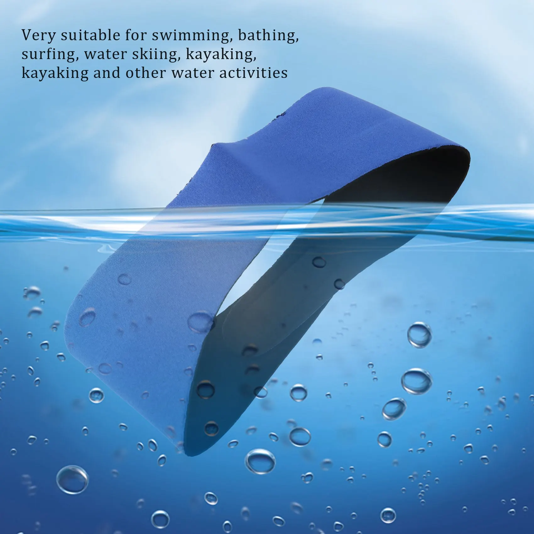 Повязка для волос ушей плавания женщин мужчин взрослых и детей неопреновая