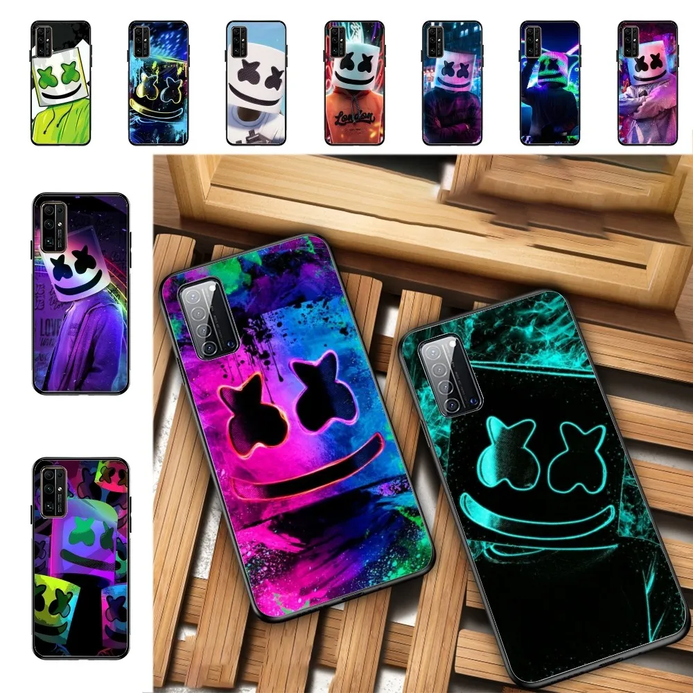 M-Marshmallowes Dj Faces Phone Case For Huawei Honor 10 lite 9 20 7A 9X 30 50 60 70 pro plus Soft Silicone Cover