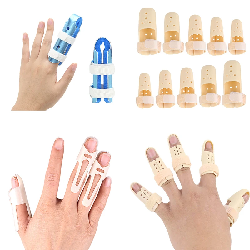 

1/2/5Pcs Splint Finger Brace Adjustable Finger Support Protector Arthritis Corrector Joint Finger Straightener Brace Sleeve