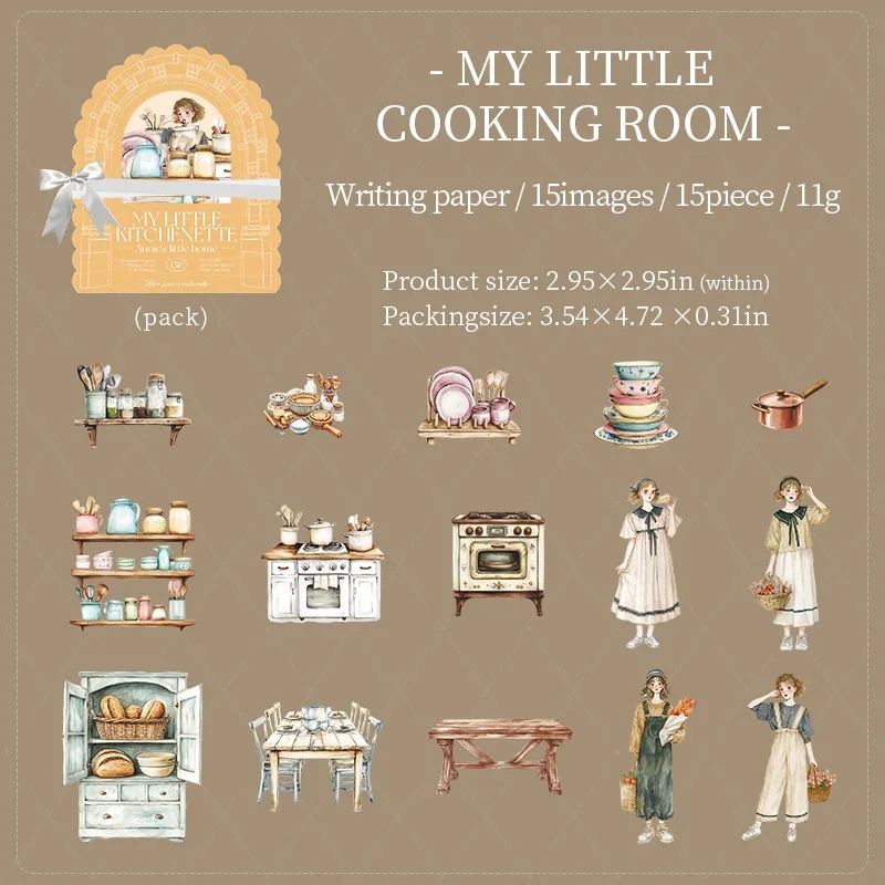 

Набор стикеров Jianwu Annie's Little Home Series