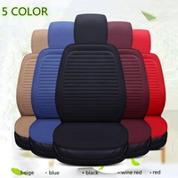 universal car seat cover linen automobile protector cushion pad mat flax auto interior accessories