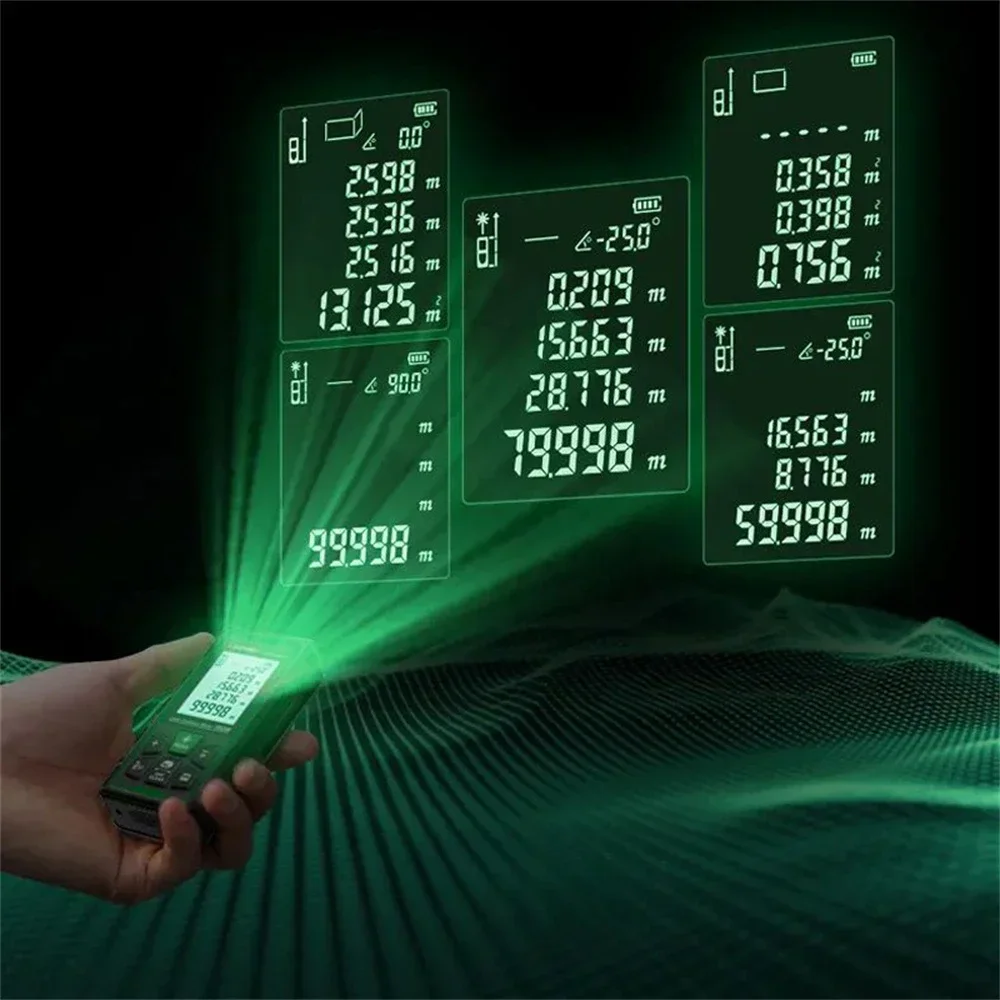 SNDWAY SW 80GS 120GS 150GS лазерный дальномер цифровой 80 м 120 150 профессиональный зеленый