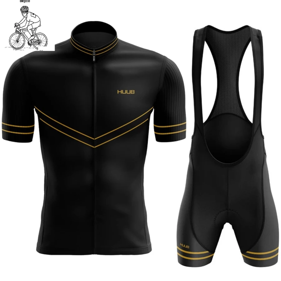 

Новинка 2022, HUUB, мужской велосипедный костюм из Джерси, дышащие комплекты для велоспорта, летняя одежда для триатлона, велосипедная форма, му...