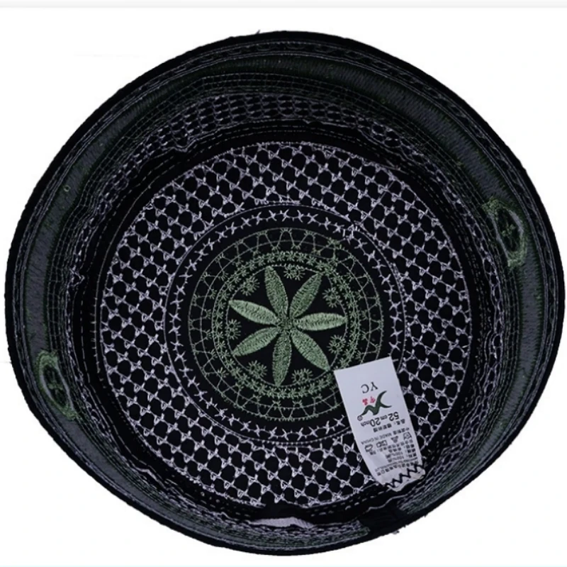 10 Pieces Muslim Caps For Men Freeshipping Skull Hat Prayer Menswear Embroidered Kufi Kippa Islam Saudi Arabia Jewish Summer