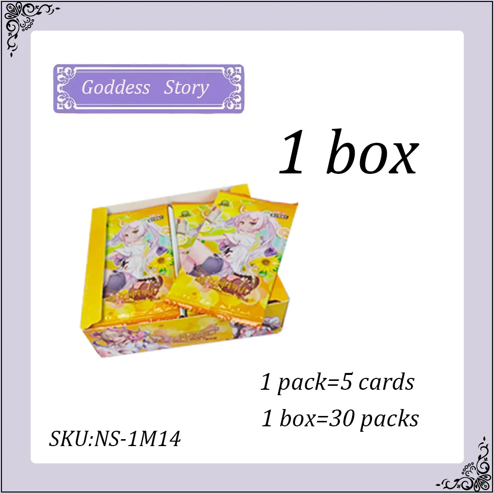 Фото Коллекционная карточка NS-1M14 Goddess Story: Аниме-девушка в купальнике, праздничный набор, бустер-бокс, игрушка, рождественский подарок №2