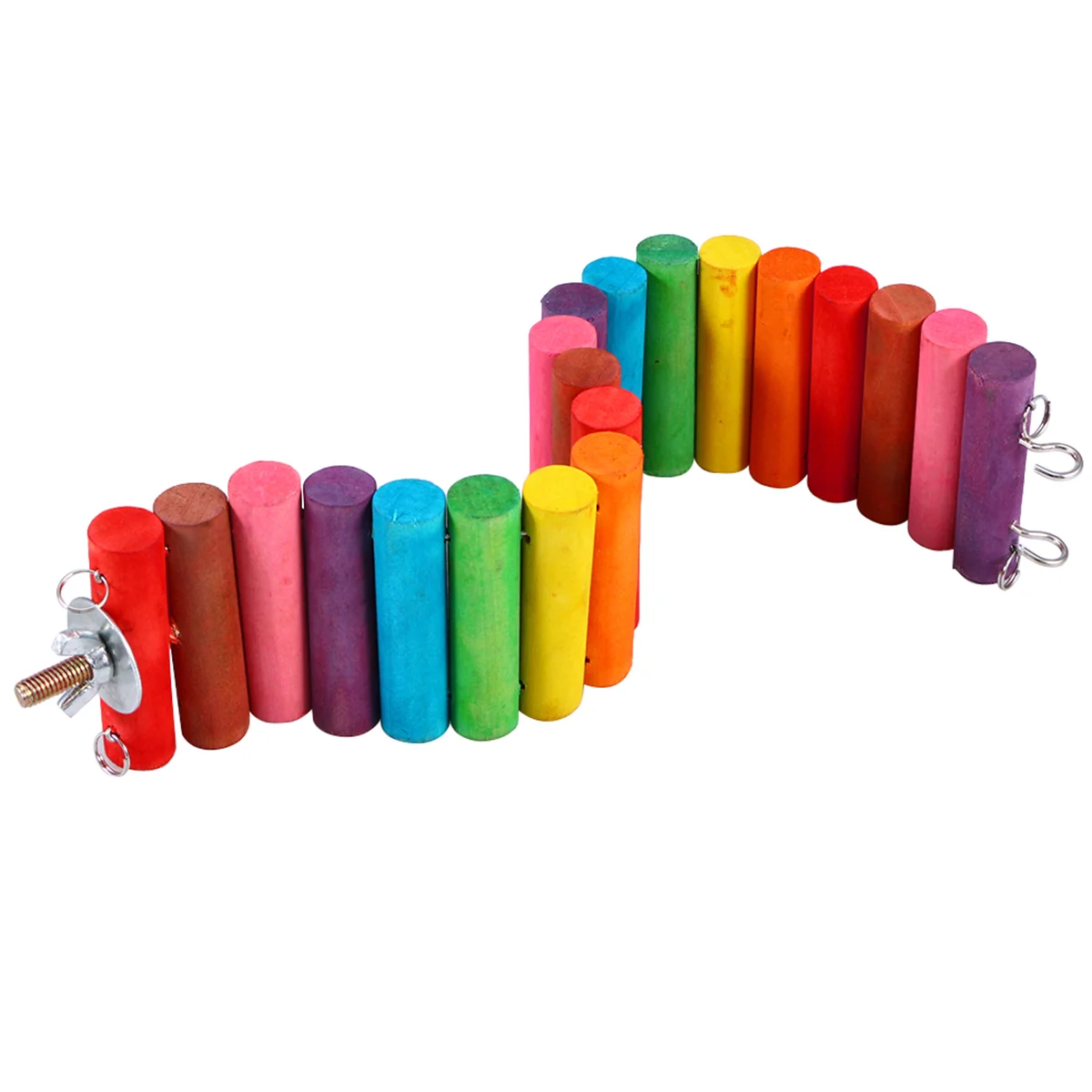 

Colorful Seesaw Bridge Platform for Small Hamster Gerbil Squirrel Small Chew 6*30cm