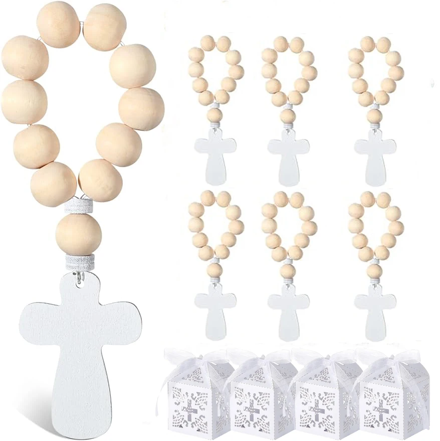 

Деревянные подвески кресты 6/12/18 шт