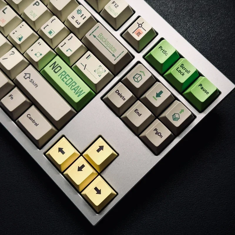 Клавиатура в винтажном стиле CAD No Redraw 166Key PBT