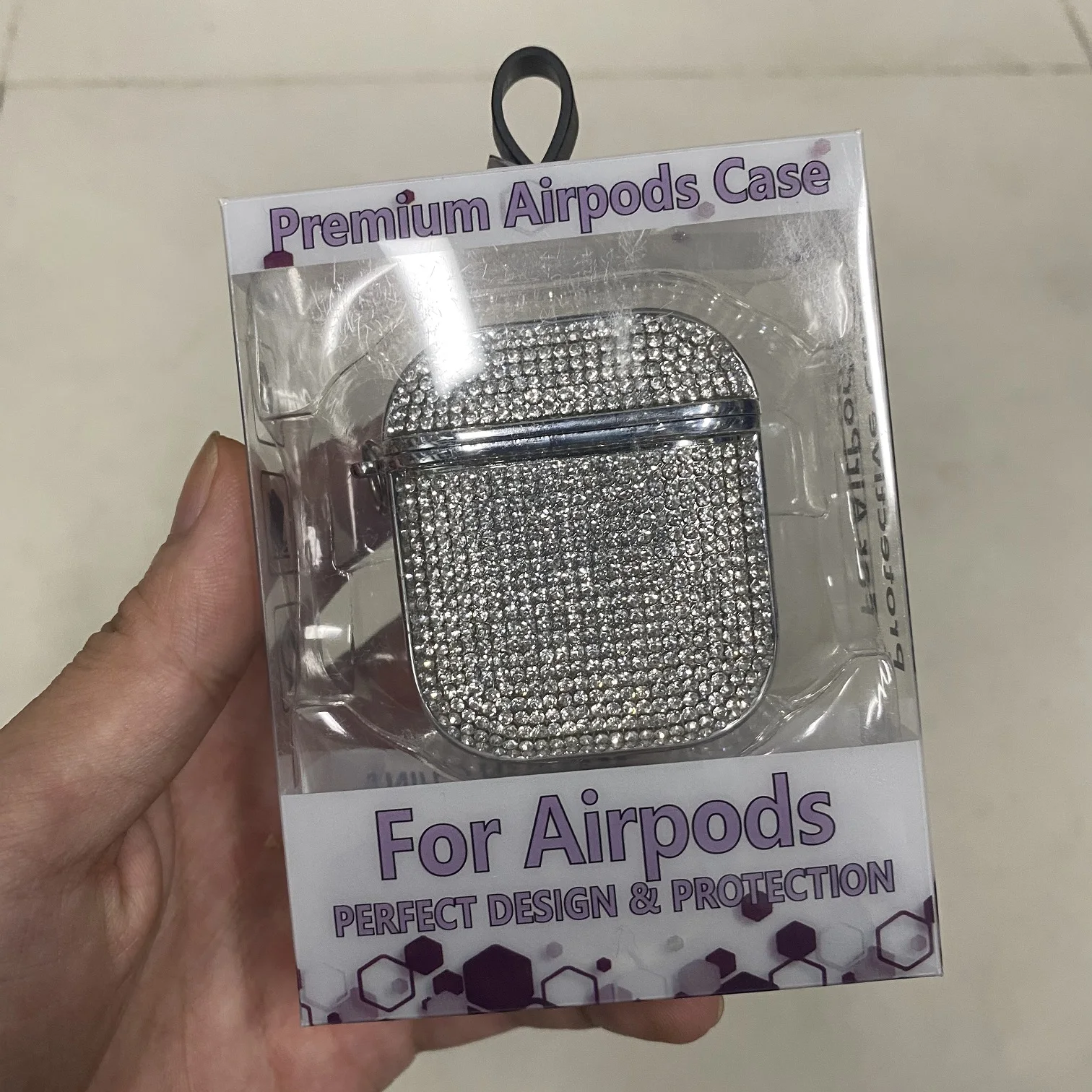 Фото Роскошный чехол для наушников со сверкающими бриллиантами для Apple AirPods Pro 3 1, 3, 4 поколения Pro2, противоударный чехол для наушников с брелком №1