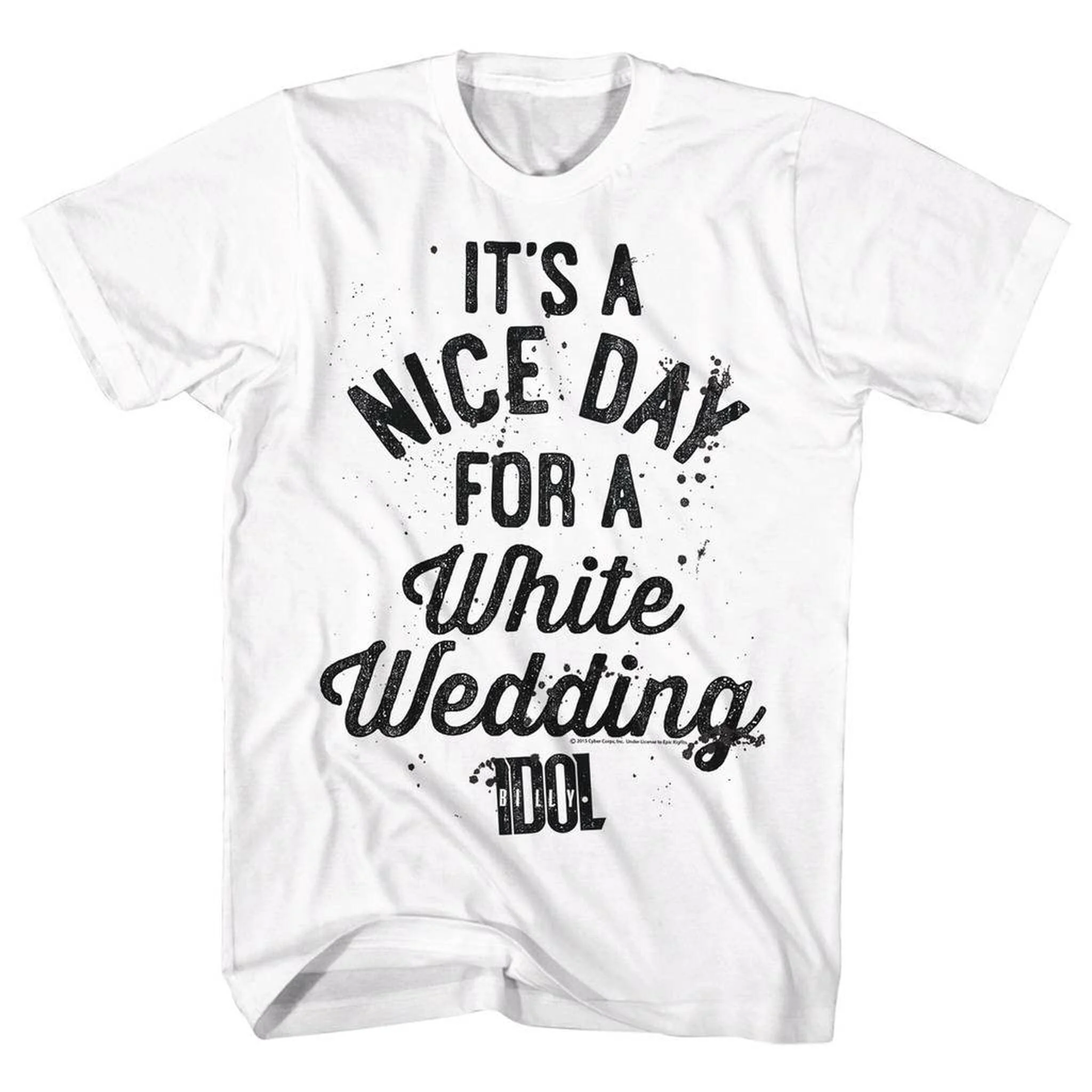 Билли идол, хороший день, белая фотография