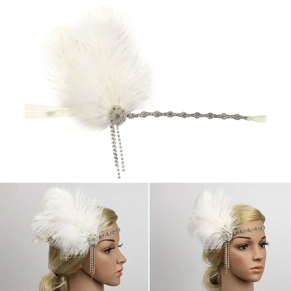 

High Quality Diamond Headdress Dancing Party Vintage Headband Bridal Headpiece Dress Accessories Gatsby Flapper