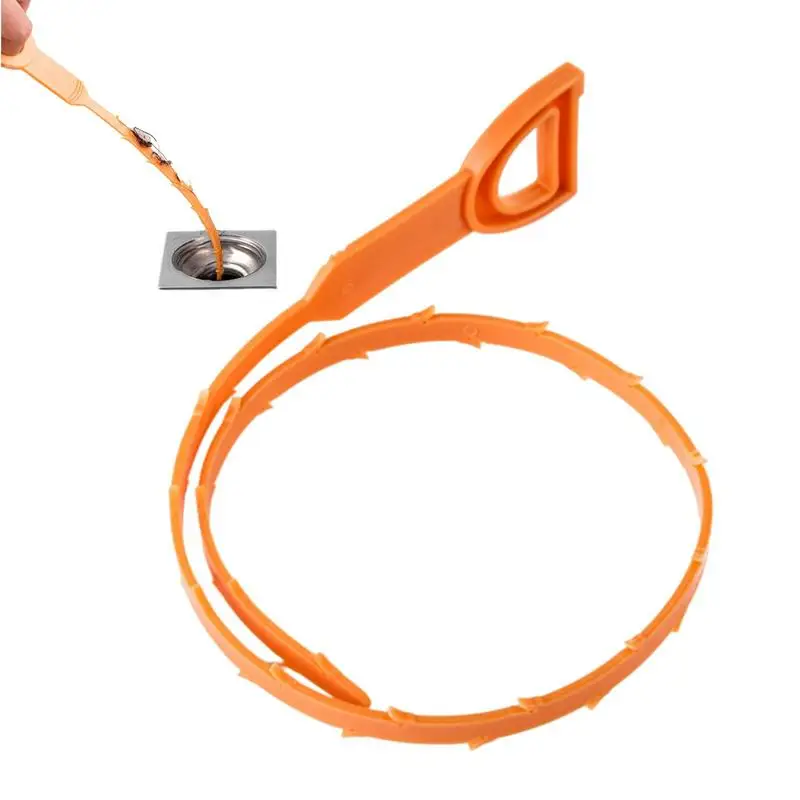 

Drain Hair Remover Tub Toilet Clogged Drains Relief Cleaning Tool 21 Inch Tub Drain Removal Tool Sink Snake Cleaner Hair Cleaner