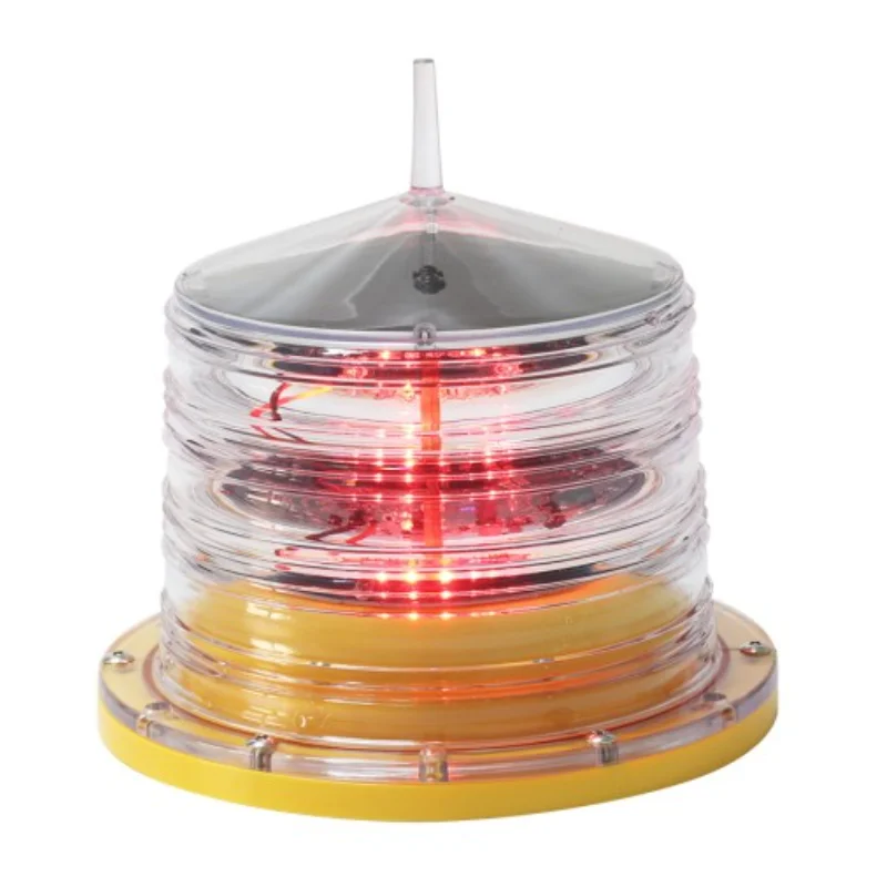 

High technology solar tower beacon lamps/solar led aviation obstruction lamps/LED solar aircraft warning light