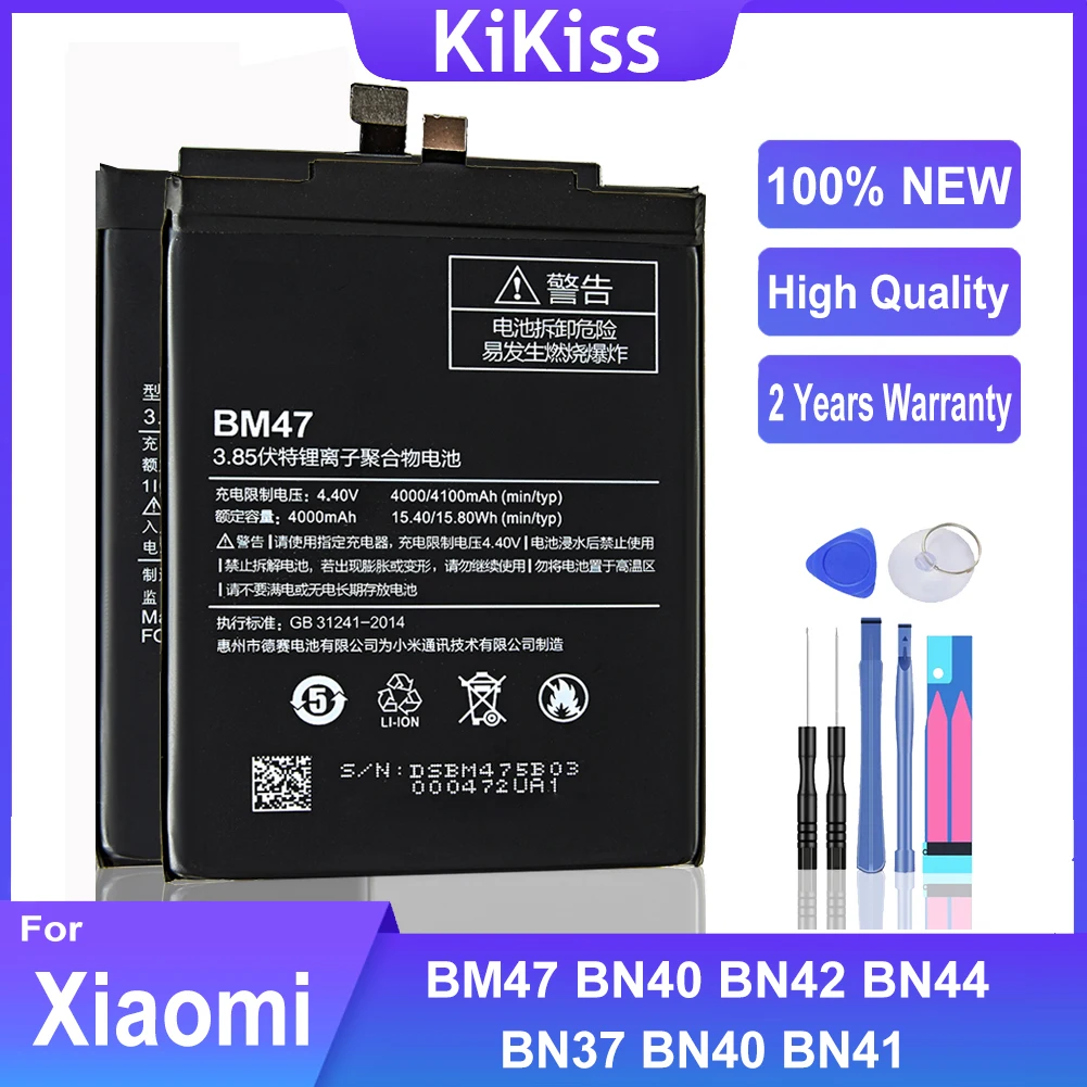 

Battery BM47 BN40 BN42 BN44 BN37 BN40 BN41 For Xiaomi Redmi 3 3S 3X 4 4A 4X 5 5A 6 6A 7 7A 8 8A 9 9C 10X K20 K30 Pro Prime Plus