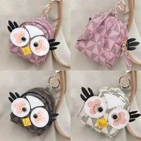 owl coin purse new leather purse pendants organizer unisex clutch bag earphone small wallet mini handbag card holder bag key bag