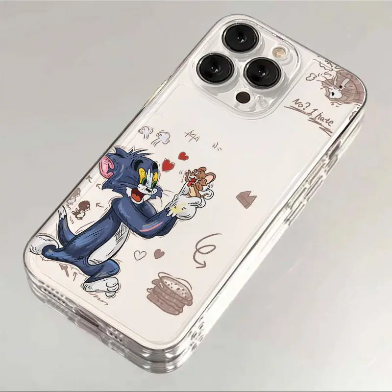 Мягкий чехол TR62 Tom and Jerry для Moto E20 E4 E40 E30 E5 E6 E6S E7 Power Edge 20 Lite G200 S30 G3 G20 G10 G4 G41 G5 G50 G51 G5S