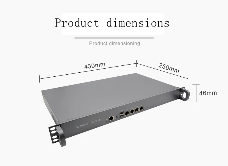 Недорогой стеллажный сервер 1U J1900 J4125 2 0 ГГц 4*1000 м Lan ethernet брандмауэр приборы