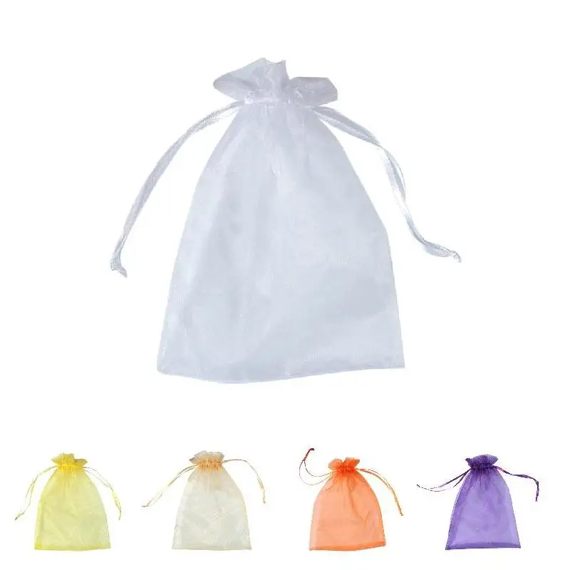 

50 pcs 13x18CM Organza Drawstring Gift Bag Pouch Wrap for Party Game Wedding pjop