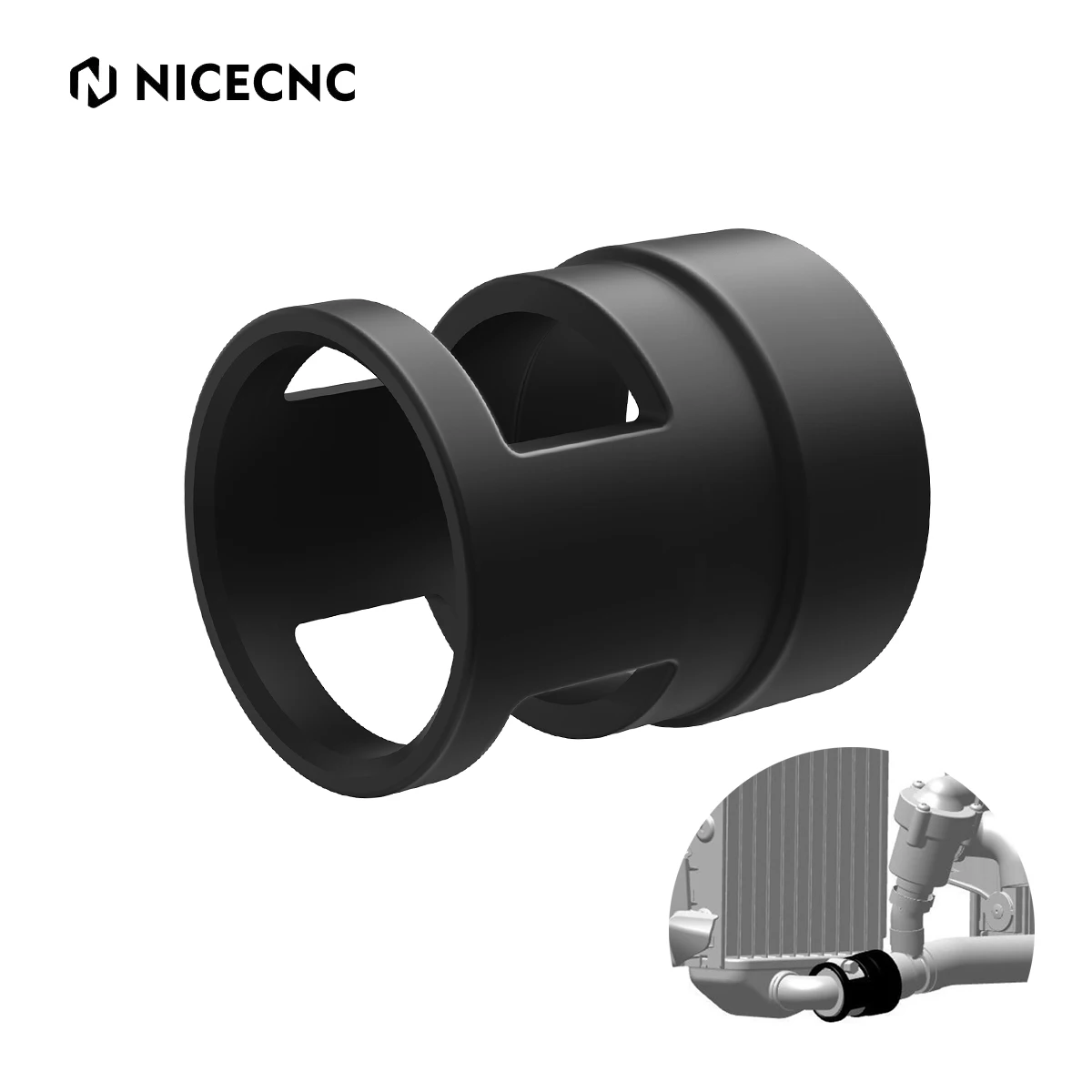 

NiceCNC Polyamide Radiator Hose Guard Cover For KTM EXC EXCF TPI Six Days 150 250 300 350 400 450 500 EXC300 2020 2021 2022 2023