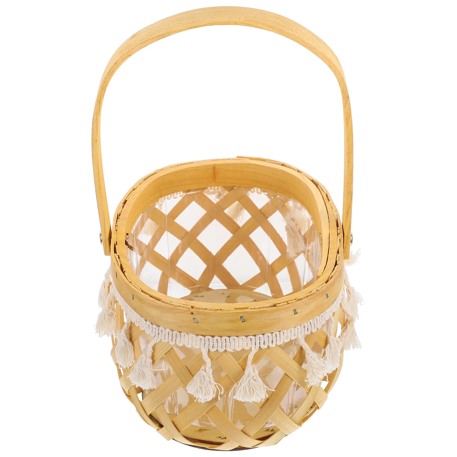 

Wedding Decorations For Ceremony Basket Flower Woven Wedding Wicker Handle Bread Picnic Vegetable Fruit Rattan Storage Planter