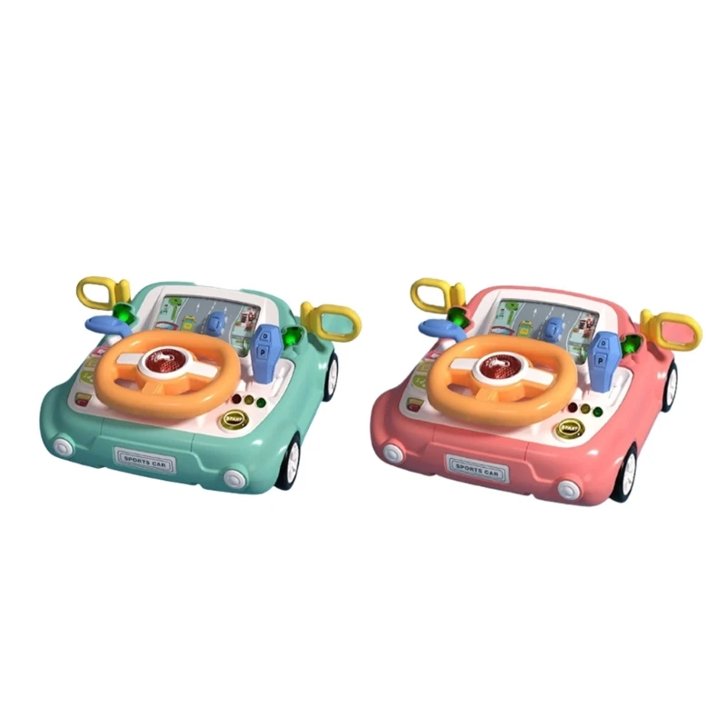

Electric Steering Wheel Toy Music Light Driving Expercing Toy for Kids
