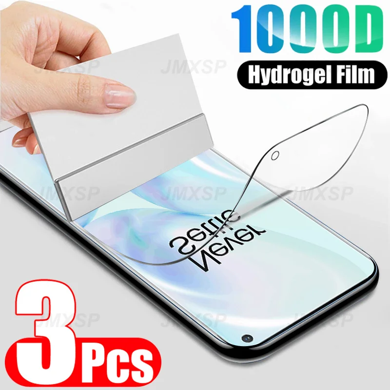 

3Pcs Hydrogel Film For OnePlus 10 9 8 Pro 10R 10T 9RT 9R 9E 8T Ace Screen Protector For OnePlus Nord CE 2 2T N10 N20 N100 Film