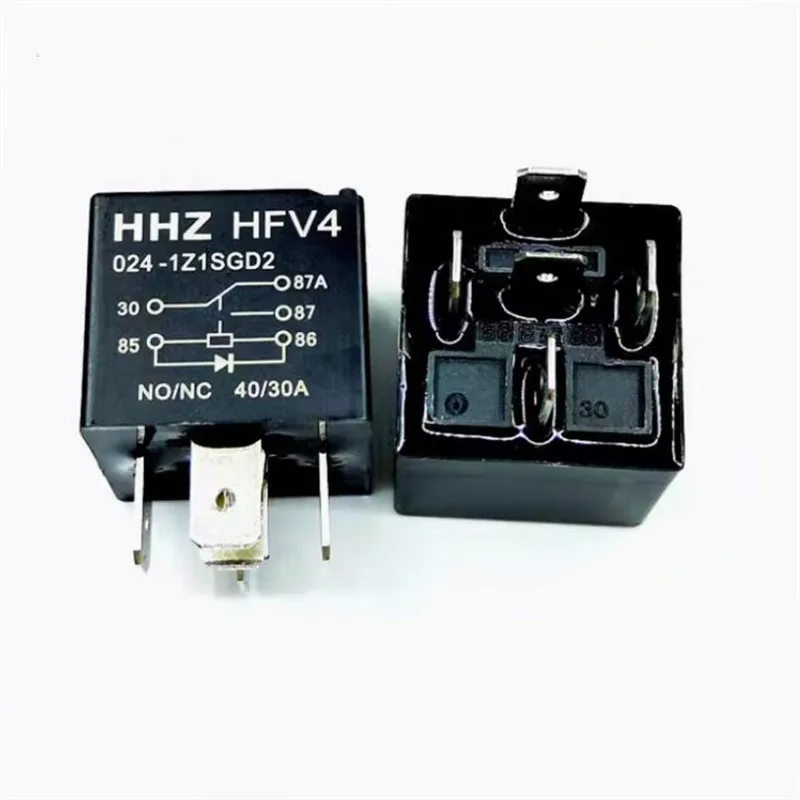 Фото Новое реле HHZ HFV4 024-1Z1SGD2 HHZ HFV4 024 1Z1SGD2 24 В DCV24 24DCV 40A 5PIN №1