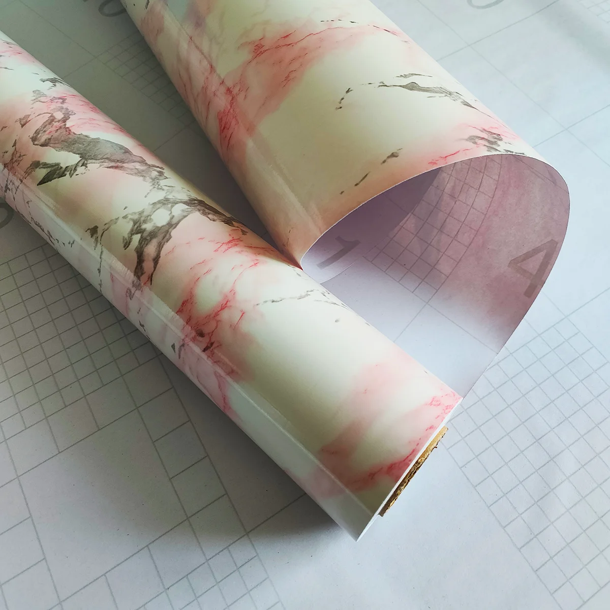 

80cm Width PVC Waterproof Marble Contact Paper Vinyl Self Adhesive Removable Wallpaper Peel and Stick Kitchen Oil Proof Stickers