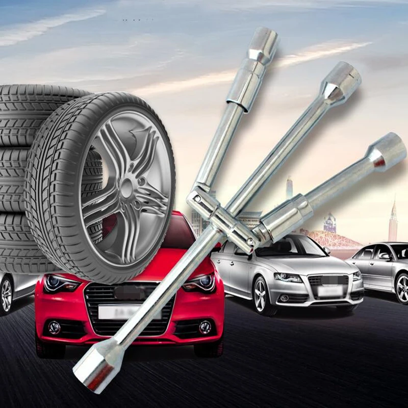 

Автомобильный складной крестовой гаечный ключ, портативный шиномонтажный ключ, инструмент для ремонта