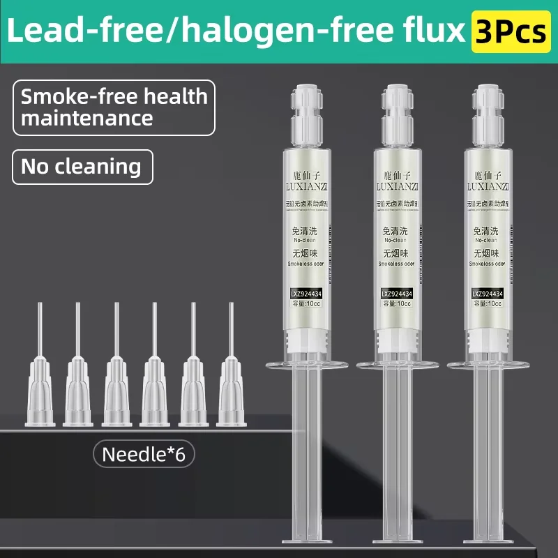 

LUXIANZI 10CC паяльная паста, бессвинцовая, без запаха, без очистки, для мобильных телефонов, ноутбуков, IC, инструмент для ремонта BGA, иглы, сварочное масло