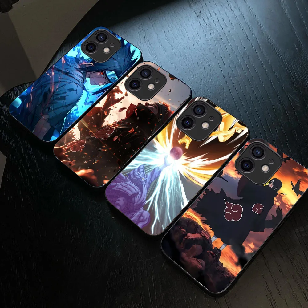 WRA-17 Naruto Black Flexible TPU Case For OPPO A73 74 76 77 78 80 83 93 96 94 F15 Find X3 X5 Pro Neo