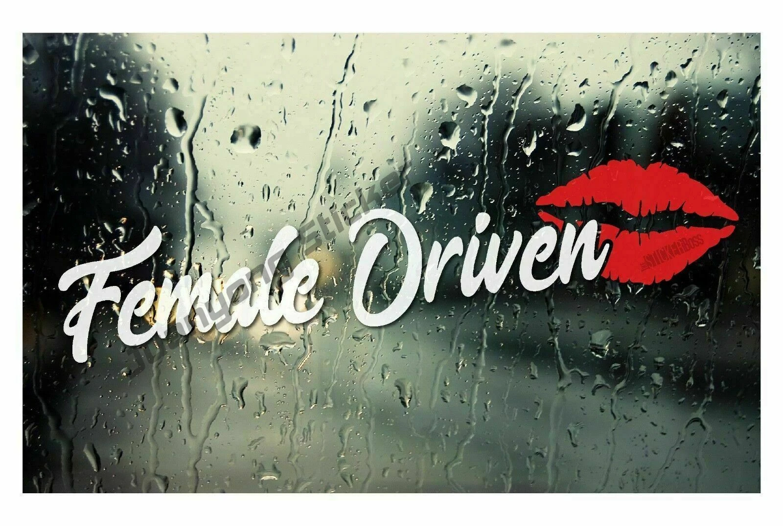 

FEMALE DRIVEN - JDM CAR WINDOW DECAL VINYL STICKER Waterproof Sticker Decal Styling Cover Scratches Accessories Decor