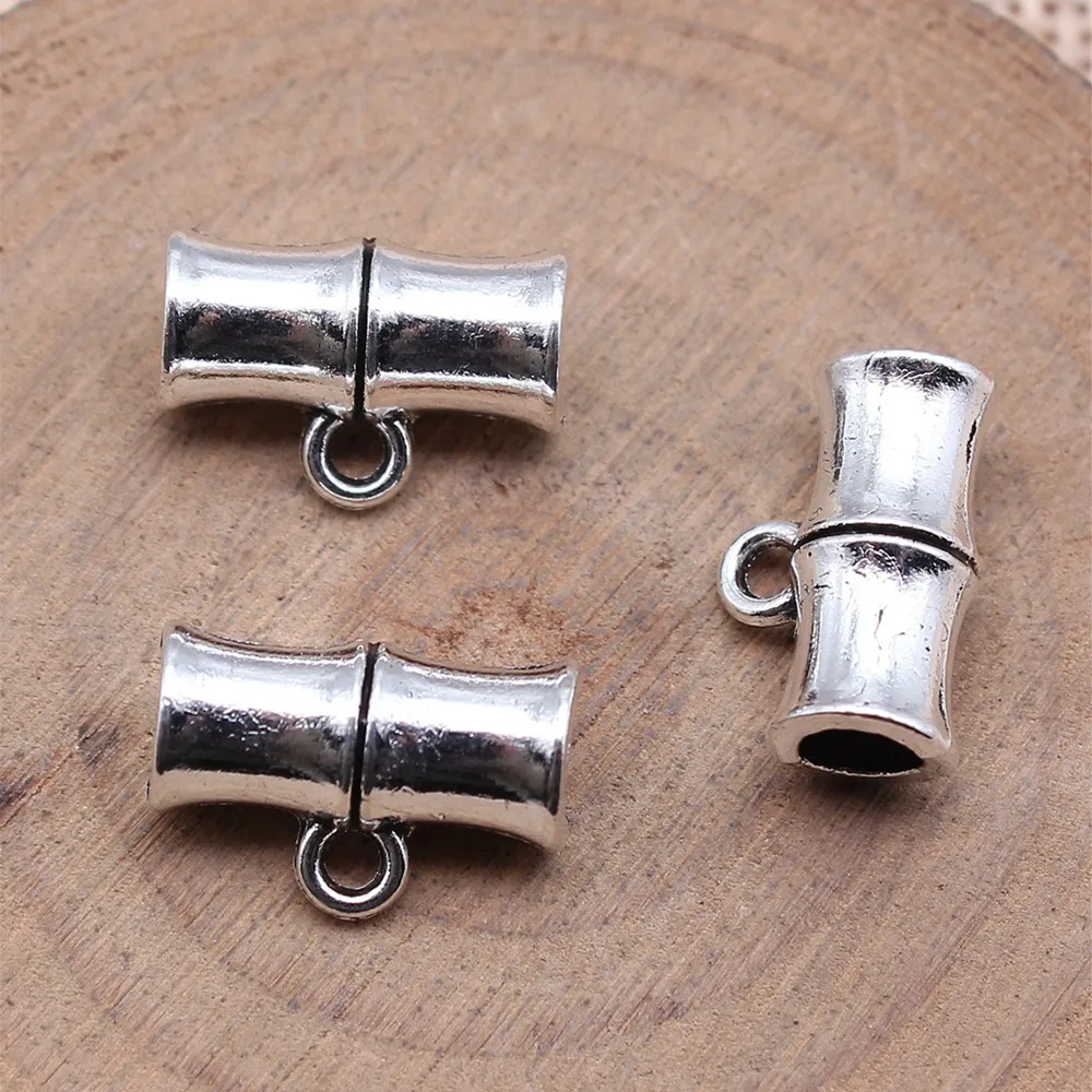 10 шт./партия бамбуковые бусины для бижутерии 15x10x7 мм