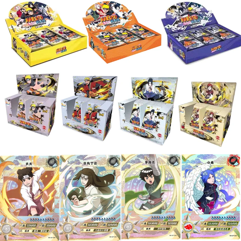 

Newest Genuine KAYOU Anime Naruto series Collection Game Cards SP GP Cards Gift Box Full Set Anime Cards boy's Gift