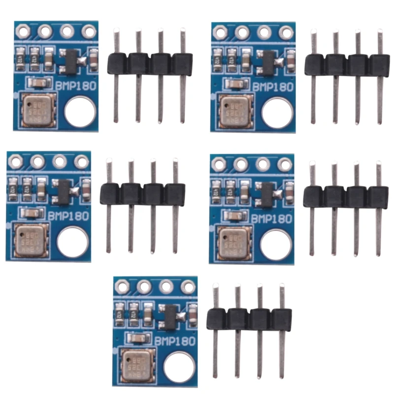 

Hot 5Pcs GY-68 BMP180 Barometric Pressure Temperature Sensor Module Replace BMP085