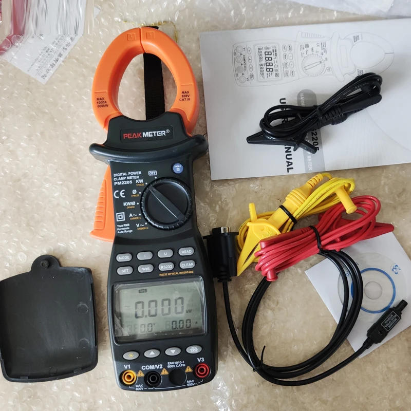 

Многофункциональный Трехфазный зажим MS2205, интеллектуальный тестер мощности, тестер коэффициента коррекции напряжения и тока, тестер мультиметра