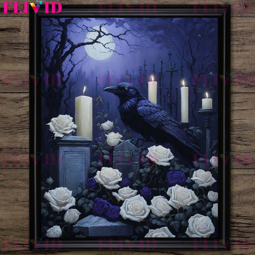 

Картина "Ведьма-мессенджер", чёрный ворон