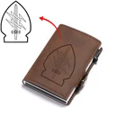 Кошелек мужской тонкий с Rfid-защитой и отделением для карт