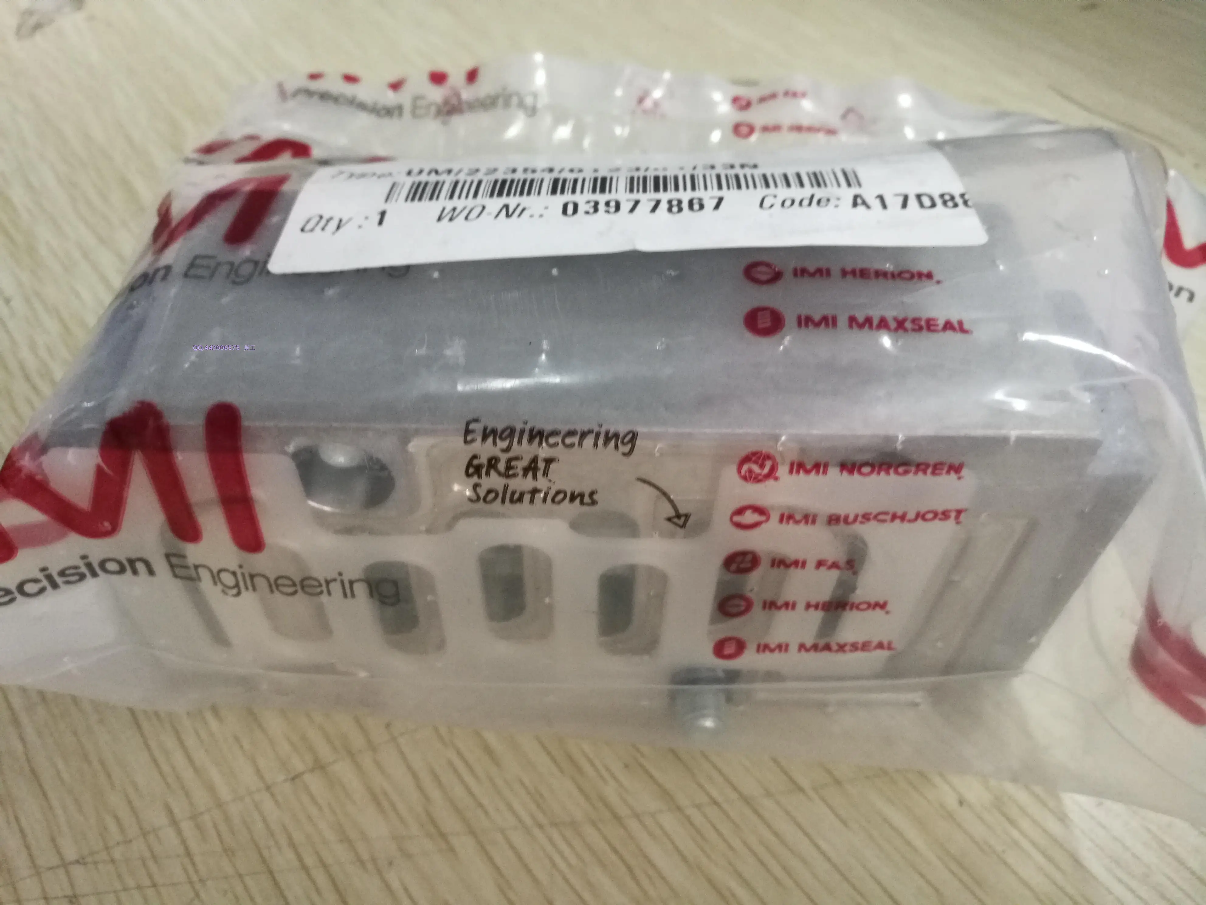 Электромагнитный клапан Norgren UQM/22466/6123/16 пилотный и пневматический регулирующий