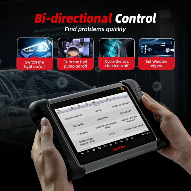 Autel MaxiCOM MK808 MK808S OBD2 Scanner Automotivo Car Diagnostic Tool OBD 2 Scanner Active Test Code Reader Key Coding Tool 4