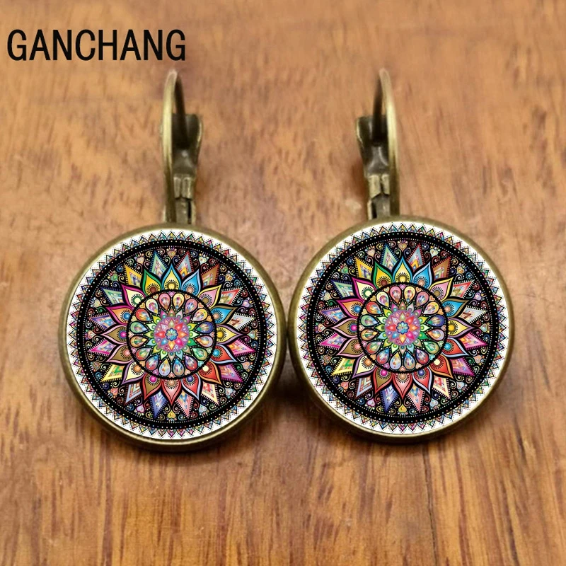 Om Индийская Йога красочная Мандала/религиозная Мандала калейдоскоп Бохо