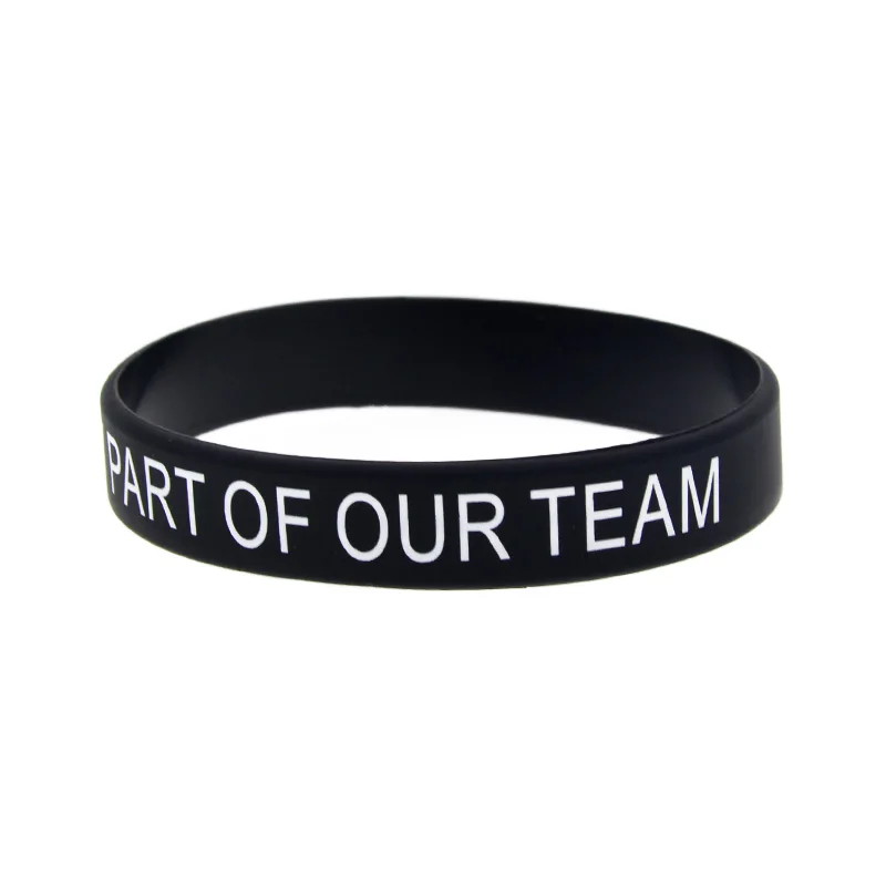 50 шт. Храбрый укостюм мечты Мотивационный силиконовый браслет Резиновый Следуй