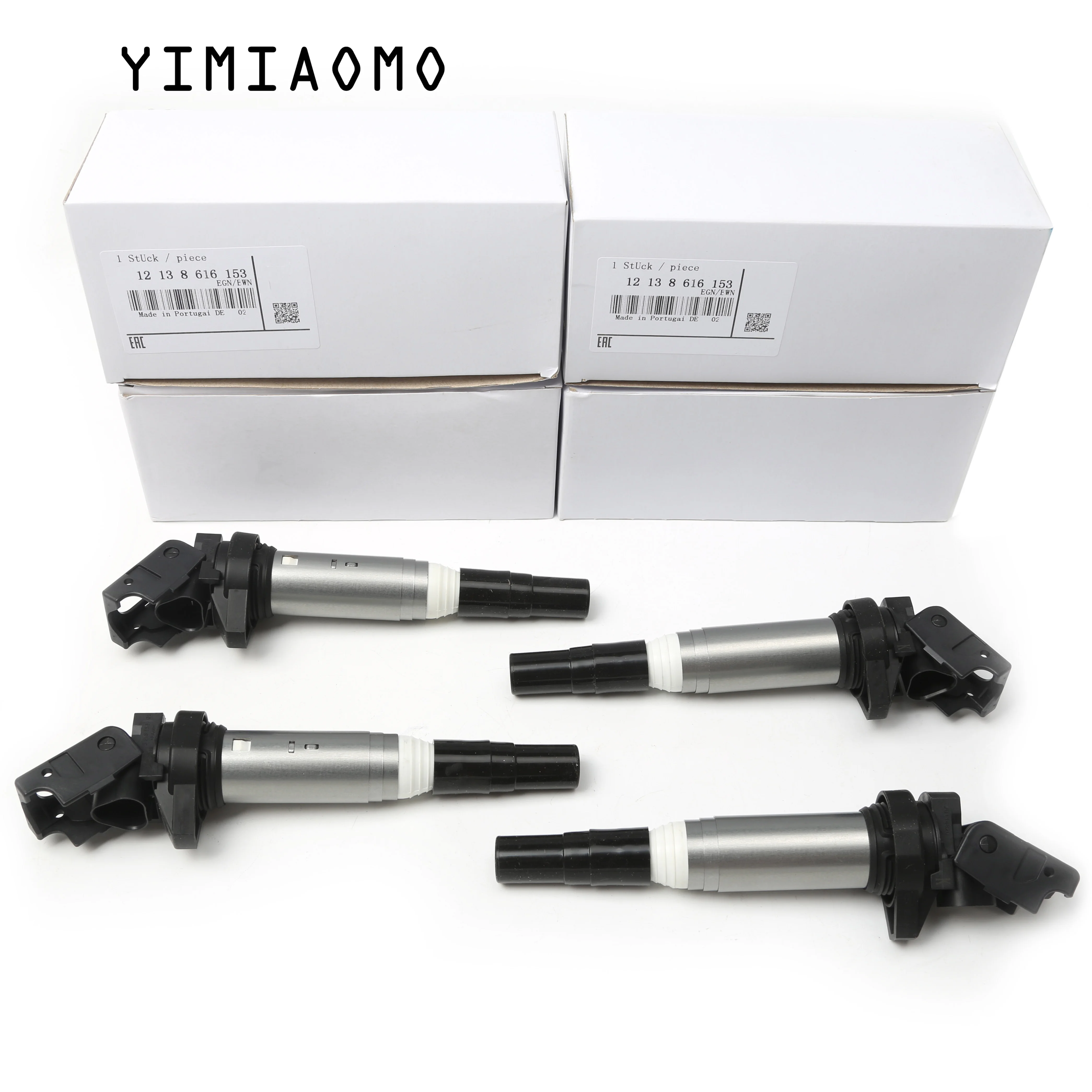 

12137551260 4Pcs Ignition Coil Set For BMW E81 F20 X1 X3 Z4 Citroen C4 DS3 Diesel MINI R56 Roadster R59 Peugeot RCZ 12137594936