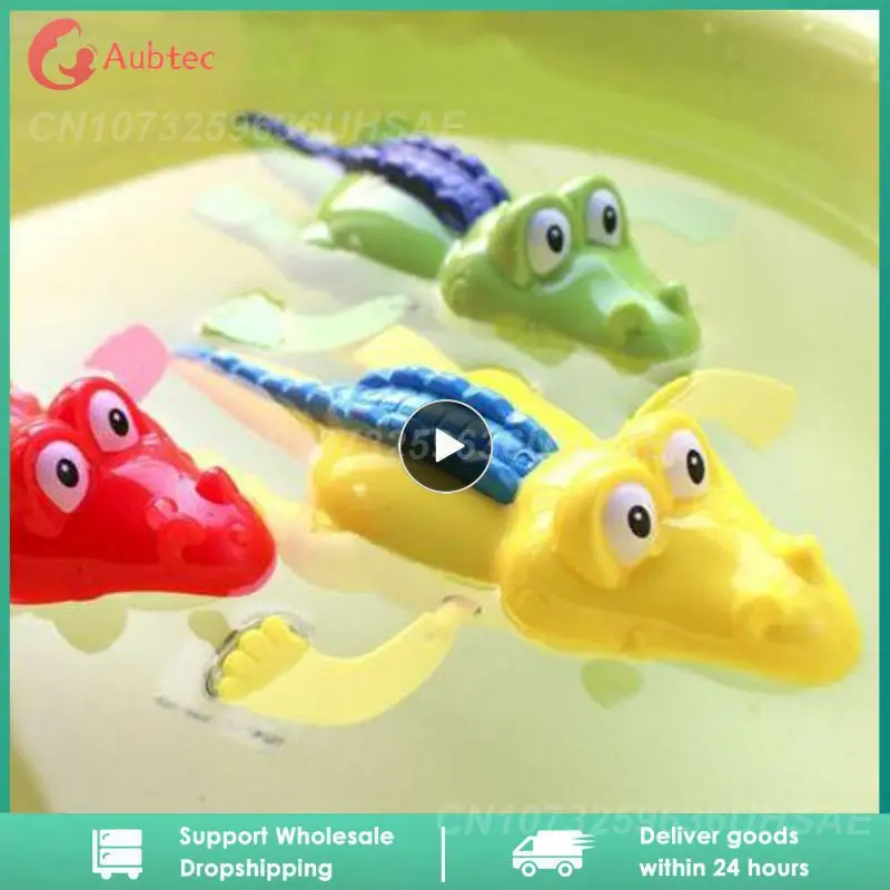 

1~7PCS Baby Bath Toys Bathing Cute Swimming Turtle Whale Pool Beach Classic Chain Clockwork Water Toy For Kids Water Playing