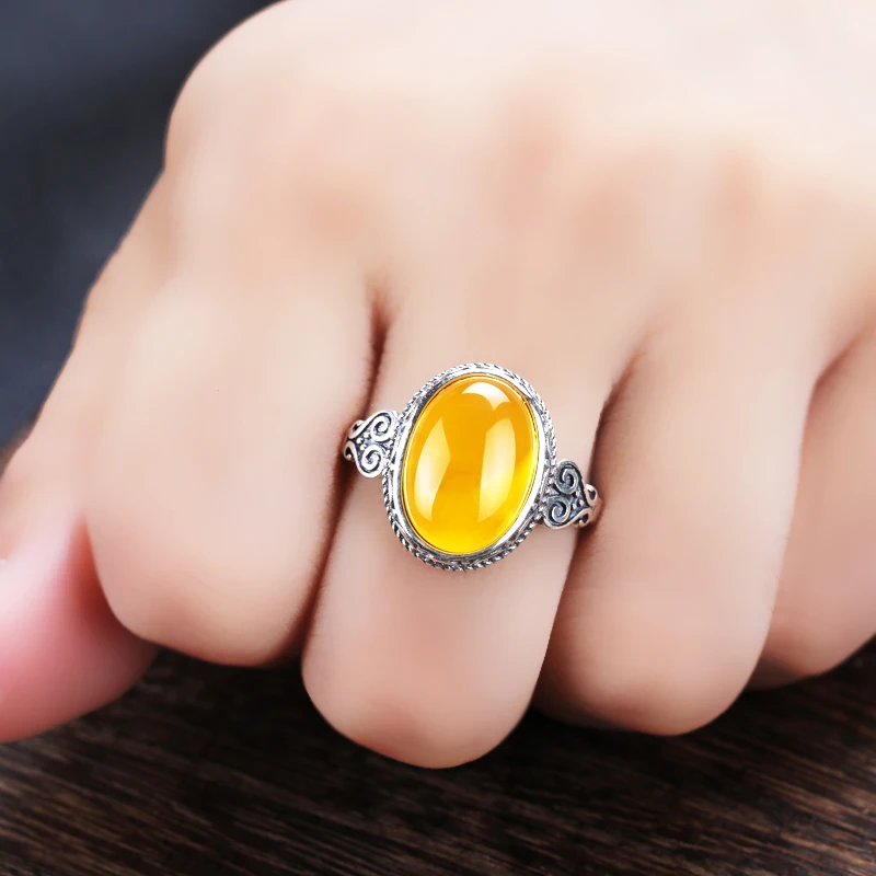 

925 Sterling Silver Adjustable Blank Ring Base Fit Glass Cabochons Cameo Settings Tray DIY Jewelry Making Accessories